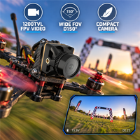 Kamera FPV Kompak RunCam Robin 3 1200TVL Analog Cahaya Rendah Lensa Sudut Lebar 4:3 Bersertifikasi CE/FCC untuk Drone Balap Quadcopter