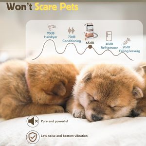 Kit de aseo para mascotas de fábrica Aspiradora con potencia de succión de 12kPa Eliminación de secador de pelo para perros 3.2L 5 en 1 Kit de aseo para mascotas - Product Image 6