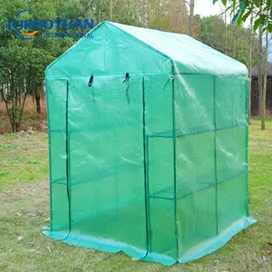 绿色聚乙烯雷诺网布防水布聚乙烯编织防水布140克/平方米花卉温室用
