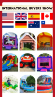 Nouveau Château Gonflable Extérieur Monocouche Personnalisé pour Fêtes d'Enfants 2026 – Idéal pour l'Eau – En Vente