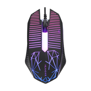Gaming <span class=keywords><strong>Pc</strong></span> Cross-border OEM Mi Lang M8 Crack Colorful Glare Gaming Glowing Wired Mouse Desktop Laptop para <span class=keywords><strong>Amazon</strong></span> - Product Image 1