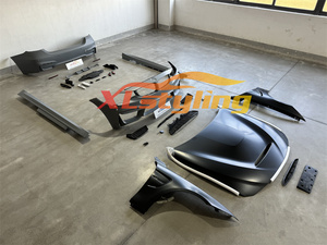 Kit de carrosserie de conversion de lifting de voiture F82 <span class=keywords><strong>M4</strong></span> Pare-chocs avant arrière Panneau latéral Jupe Garde-boue Capot pour <span class=keywords><strong>BMW</strong></span> F32 Bodykit - Product Image 2