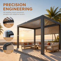 Gazebo automatique à ouverture automatique, best-seller, design élégant, imperméable, résistant aux intempéries, pour balcon