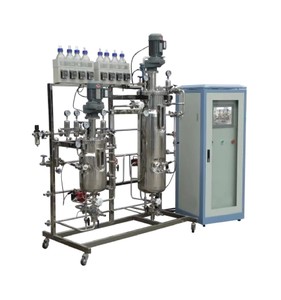 Hervidor de Reacción Industrial de 10L-500L |   Fermentador Agitado Semiautomático con Motor para Recipientes a Presión |   Estándar GMP CIP/SIP - Product Image 5