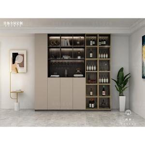 <span class=keywords><strong>Homedee</strong></span> Conception personnalisée Motif en bois naturel Bois massif Contreplaqué Cuisine Maison Armoire de rangement - Product Image 2
