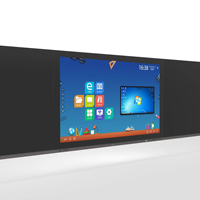 Tableau numérique interactif intelligent 4K HD de haute qualité, écran tactile multipoint 20 points, tableau noir intelligent pour salle de classe