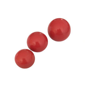 Kenop Bakelite Bentuk Bola / Kenop Plastik Merah untuk Mesin / Kenop Bola Plastik Cetak Injeksi - Product Image 4