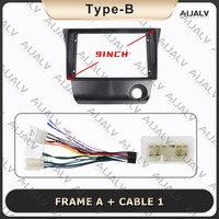 Cadre de façade audio 2DIN pour autoradio FAW VITA 2006-2011, kit de montage sur tableau de bord pour grand écran lecteur CD/DVD