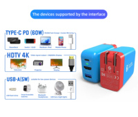 Support de charge portable Suibo 65W en nitrure de gallium personnalisé en usine, avec charge rapide PD, mode TV et prise en charge des manettes DualSense