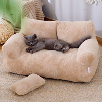 Sofá Cama de Gato ecológico de lujo tamaño XL plegable lavable cubierta extraíble protectora verano invierno uso estilo moda espuma
