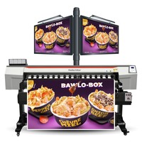 Impresora de Gran Formato MOOTOOM para Impresión de Papel Tapiz, 1.6m 5 pies 63 Pulgadas, Impresora Digital Eco Solvente