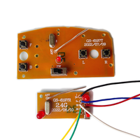 2.4G 4CH télécommande voiture accessoires télécommande Circuit imprimé Kit de plaque de transmission et de réception