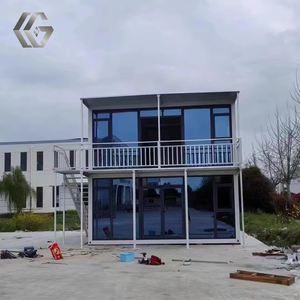 SKYLINE 20ft Casa contenedor plegable Instalación rápida Proveedor Panel sándwich de acero plegable <span class=keywords><strong>Edificio</strong></span> de oficinas de China - Product Image 1