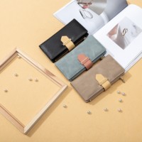 PRETTYZYS dompet kartu penghalang rfid wanita, grosir merek promosi kulit PU kualitas tinggi