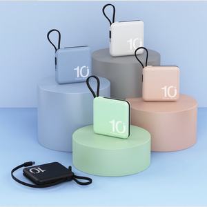 Petit chargeur portable PD22.5W 10000Mah avec câble intégré, batterie externe universelle rechargeable 5000mAh pour téléphone portable - Product Image 2