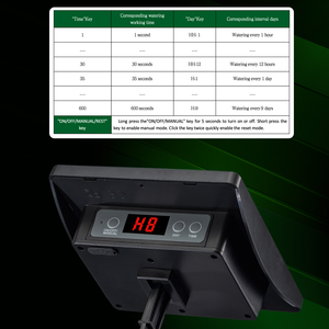 Haute qualité bricolage extérieur jardin solaire automatique Kit d'irrigation goutte à goutte en plastique Anti-Siphon dispositif d'arrosage chronométré - Product Image 6