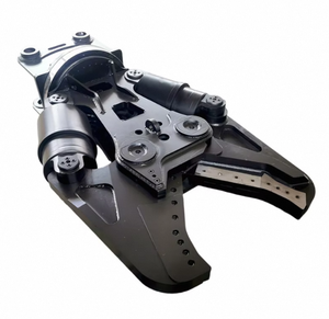 OEM CE工場製 掘削機アタッチメント 回転式金属解体切断ギロチン スクラップ用 ダブルシリンダー油圧シャー - Product Image 2