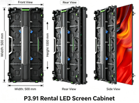 Écran LED de location couleur HD P2.976 – Graphiques vibrants, mur vidéo intérieur/extérieur de haute qualité