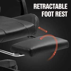 Chaise <span class=keywords><strong>de</strong></span> <span class=keywords><strong>jeu</strong></span> 90-135 °   Chaise d'ordinateur <span class=keywords><strong>inclinable</strong></span> avec repose-pieds, chaise <span class=keywords><strong>de</strong></span> gamer, travail, <span class=keywords><strong>jeu</strong></span>, polyvalente, verrouillage multi-angles - Product Image 6