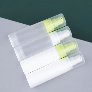 Customized Portable 15ml 30ml 50ml Frosted <b>Plastic</b> <b>Tubes</b> for Skin Care Lotion Airless Pump Bottles - Product Image 2