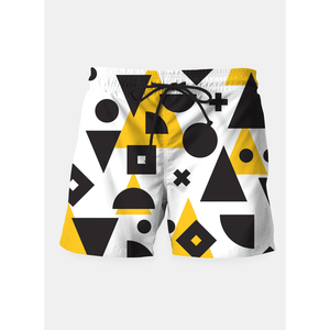 Pantaloncini con motivo geometrico 2 - Product Image 1