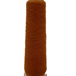 Vente en gros de fil en nylon souple 0.7 caramel pelucheux plume de vison fil à cils à tricoter au crochet