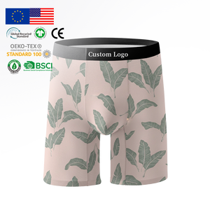 Pantaloncini Sportivi Casual Comodi da <span class=keywords><strong>Uomo</strong></span>, Traspiranti, <span class=keywords><strong>Sexy</strong></span>, con Logo Stampato, Boxer Personalizzabili con il Tuo Marchio, Intimo Sportivo - Product Image 1
