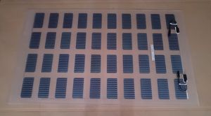 Pannello Solare Trasparente 150W 18V, Modulo Solare OEM Personalizzato per Vetrate di Serre - Product Image 5