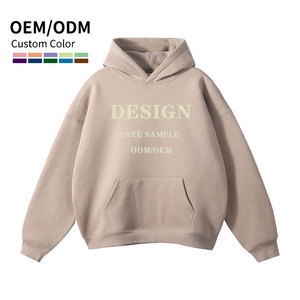 Wholesale 500 Gsm Cotton Hoody Custom Hoodies Pullover Mens Oversized Heavyweight Hoodie