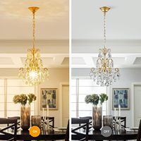 Lampe suspendue Senfey Project, lustre en cristal, luminaire de plafond moderne de luxe noir, luminaire pour chambre à coucher, bar, hôtel
