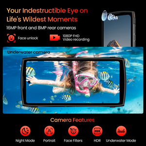 LAGENIO Panther2 4G Android 15 Rugged <span class=keywords><strong>Phone</strong></span> 6.7 "HD + 120HzディスプレイRuggedスマートフォンNFC/GPSサポート - Product Image 2