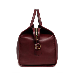 Sac de voyage unisexe en cuir classique léger avec logo personnalisé, poignée durable et doublure en polyester imperméable – Vente en gros - Product Image 3