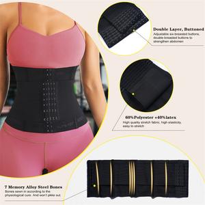 Latex taille-taille Cincher Corset contrôle du ventre minceur taille corps Shaper ventre ceinture crochet taille formateur pour les femmes <span class=keywords><strong>perte</strong></span> <span class=keywords><strong>de</strong></span> <span class=keywords><strong>poids</strong></span> - Product Image 2