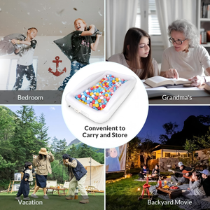 Cama de viaje inflable para niños pequeños, colchón de aire portátil para niños con bomba de aire eléctrica, cama inflable para niños pequeños para acampar y viajar por carretera - Product Image 5