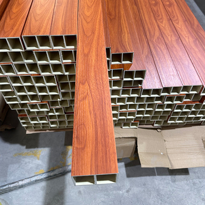 Vendita calda impermeabile WPC pannello di parete interna in PVC Flim legno rivestimento in venature moderno Design <span class=keywords><strong>interno</strong></span> rivestimenti murali - Product Image 1