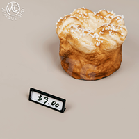 Porte-cartes de prix en acier inoxydable pour table avec insert en papier remplaçable, cadre d'affichage de prix manuscrit pour café et restaurant