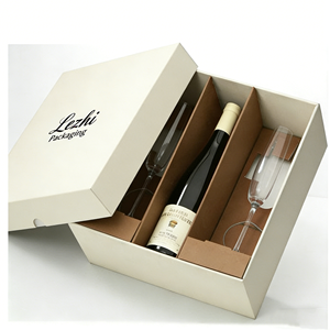 Boîtes en carton ondulé de haute qualité pour bouteilles de vin, verres et cadeaux, prix d'usine abordable - Product Image 5