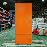 Armoires extérieures en acier laminé à froid, boîte de distribution montée sur base, résistante aux intempéries, étanche, coffret électrique