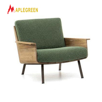 Canapé d'extérieur moderne Ensemble de meubles de jardin à ossature en bois de teck Ensemble de chaises de salle à manger d'extérieur pour hôtel villa