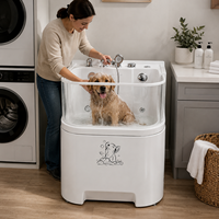 Baignoire Spa pour Chiens DPbathe à Prix de Gros avec Bain au Lait et Ozone, en Acrylique Écologique pour Chats et Chiens, Taille Personnalisée 110-240V