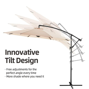 HOMFUL 2020-2 <span class=keywords><strong>Parasol</strong></span> de Jardin Extérieur Jardin Géant <span class=keywords><strong>Parasol</strong></span> En Porte-à-faux <span class=keywords><strong>Parasol</strong></span> - Product Image 4