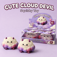 Jouet Squishy Zhaoan Jumbo Mignon Nuage Diable en TPR à Remontée Lente Anti-Stress pour Enfants