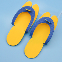 Tongs jetables confortables en EVA blanc, portables, pliables, personnalisées pour adultes, hôtel, spa