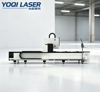 Découpeuse laser à fibre CNC Y1 à double usage avec IA pour la découpe à grande vitesse de tôles et de tubes ronds et carrés