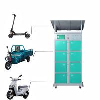 Gabinete de Intercambio de Baterías Inteligente ESINO de 8 Ranuras |   Intercambio Rápido PD |   Servicio 24H sin personal para usuarios de scooters y bicicletas eléctricas