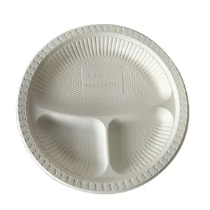 사용자 정의 친환경 일회용 플라 퇴비 가능한 컵 접시 재활용 과일 뜨거운 음식 스시 접시 크기 디자인 자신의 로고