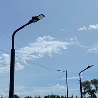Lampe de rue LED SMD ZGSM, rénovation de lampadaire en aluminium moulé sous pression, éclairage routier 50W