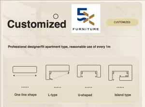 Erxi ücretsiz tasarım ısmarlama katı ahşap Vintage stil açık mutfak dolapları yemek odası mutfak antika Modern - Product Image 6