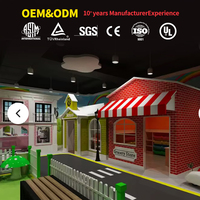 Equipo de Juego Temático Personalizado para Interiores, Casa de Juegos con Temática de Hospital, Oficina, Supermercado y Casa de Princesas