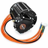 Kit de conversion de moto électrique avec moteur central sans balais à aimant permanent PMSM 72V 4000W et contrôleur à écran LCD